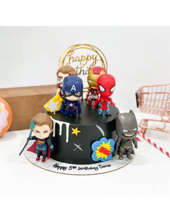 Super Hero Galaxy Cake