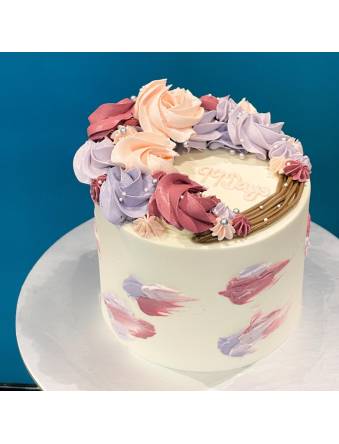 Rosetta Wreath Cake