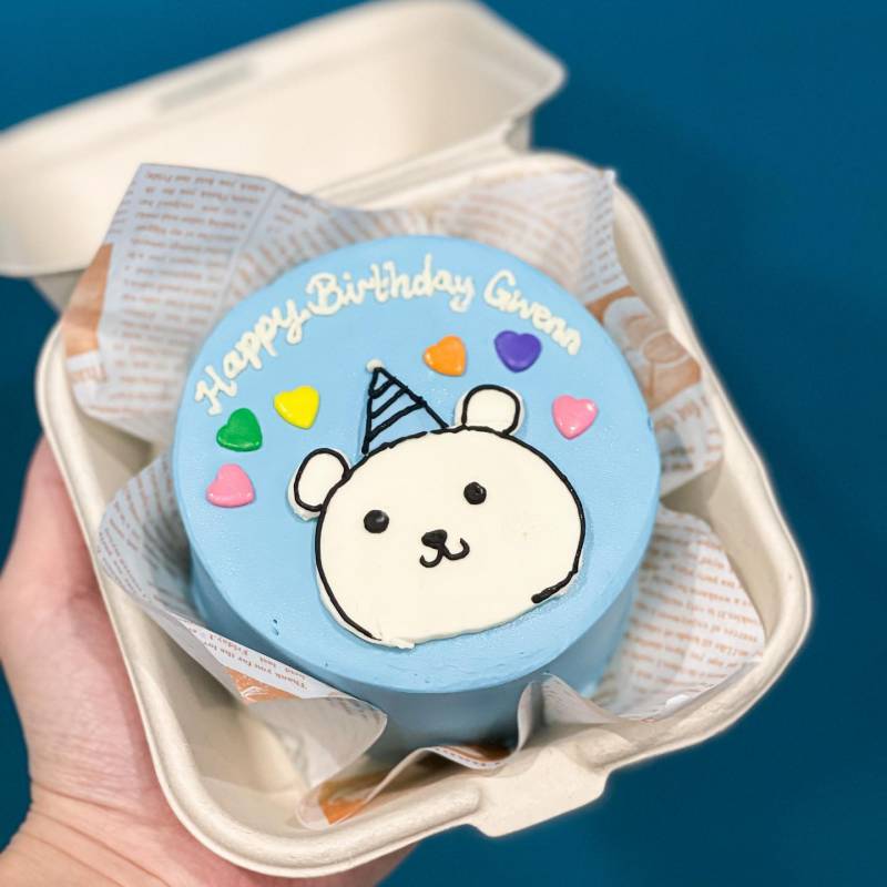 White Bear Bento Cake