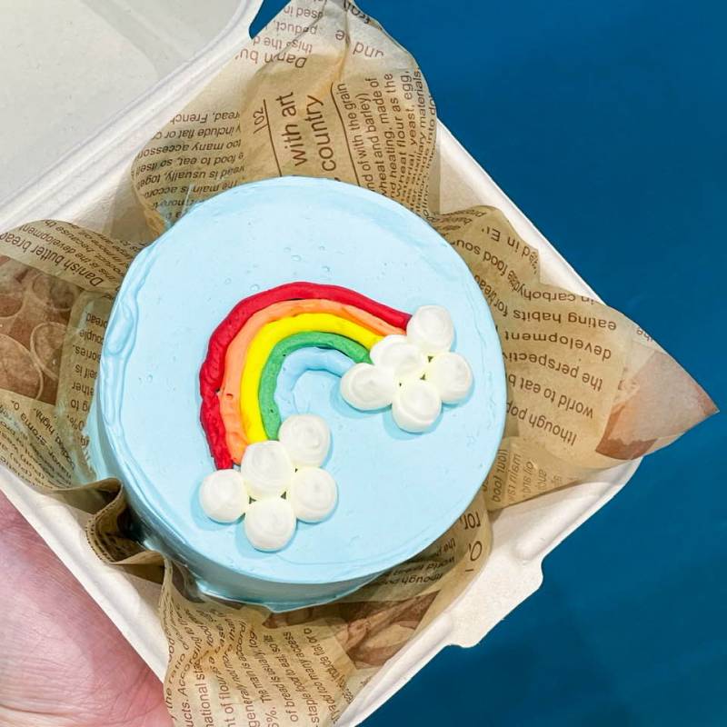 Rainbow Bento Cake
