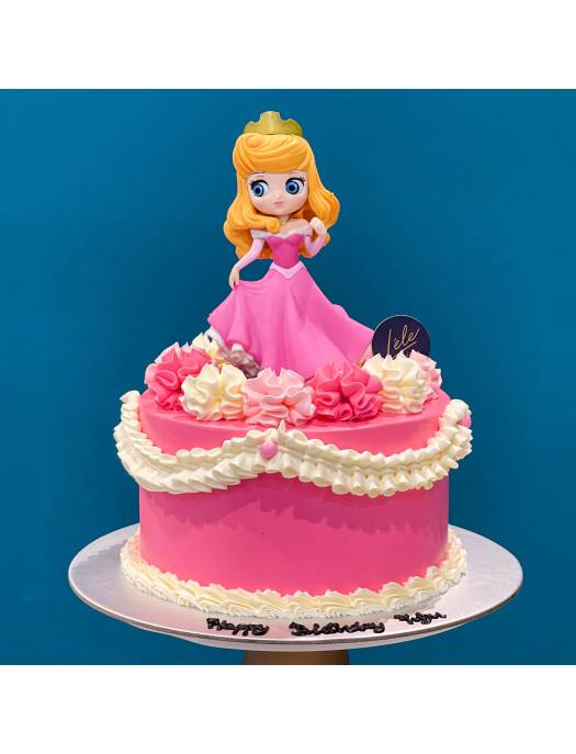 Princess Belle Doll Cake on pedestal  Hayley Cakes and Cookies Hayley Cakes  and Cookies