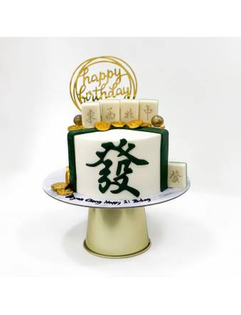 Fa Cai Mahjong Cake