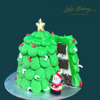 Mini Christmas Tree Cake (2 to 4 pax)