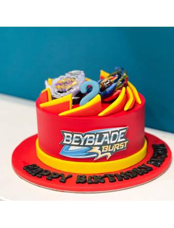 Bayblade Cake