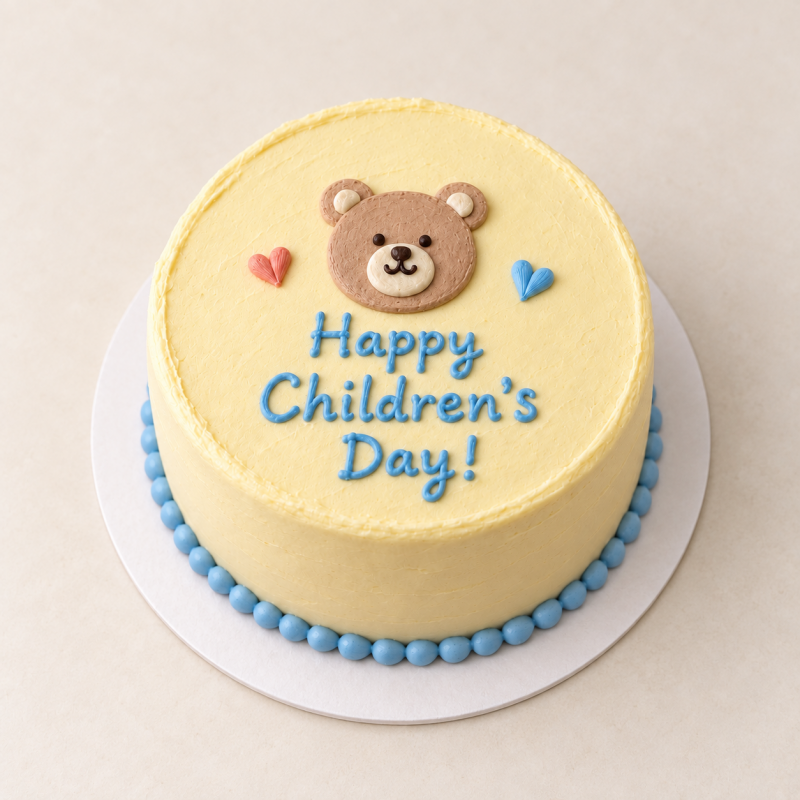Children’s Day 4-inch Teddy Cake