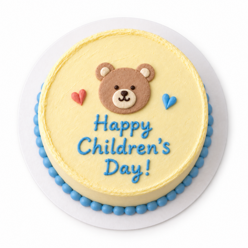 Children’s Day 4-inch Teddy Cake