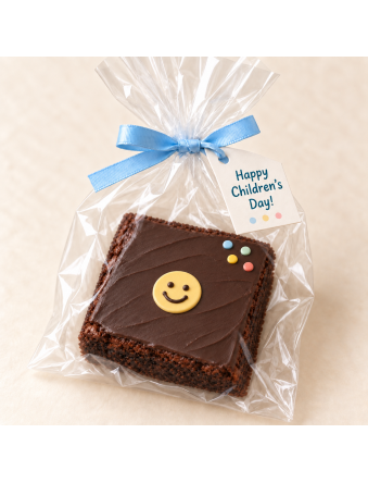 Children’s Day Smiley Brownie - Blue Ribbon