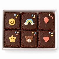 Children’s Day Decorated Brownies (6pcs)