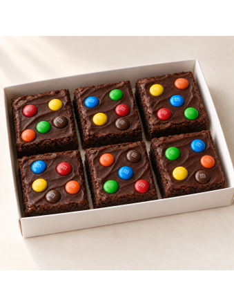 Children’s Day M&M’s Brownies (6pcs) (Unwrapped)
