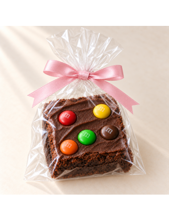 Children’s Day M&M’s Brownie - Pink Ribbon