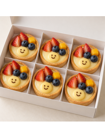 Children’s Day Garden Smiley Tarts (6pcs)