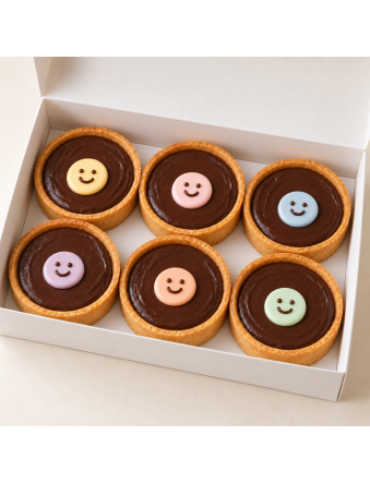Children’s Day Pastel Smiley Tarts (6pcs)