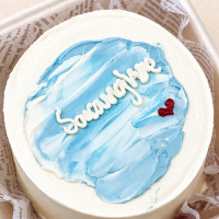 Abstract Korean Bento Cake
