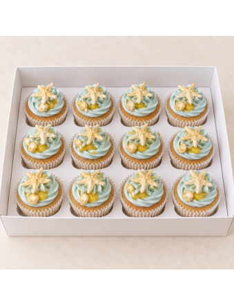 Beach Theme Cupcakes