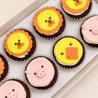 2D Animal Cupcakes