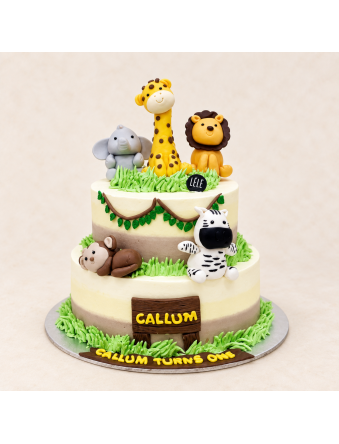 Animal Jungle Cake