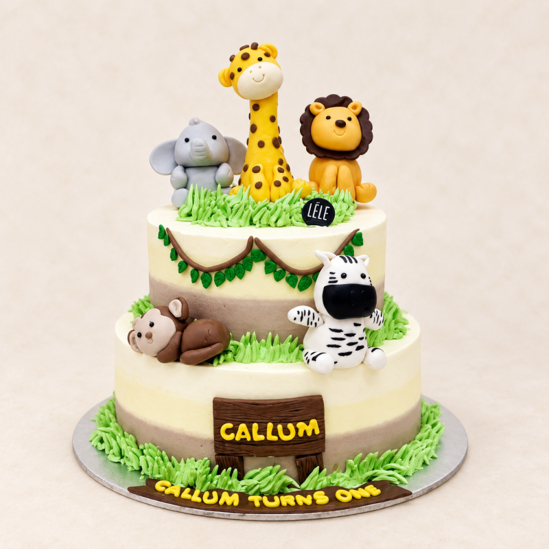 Animal Jungle Cake