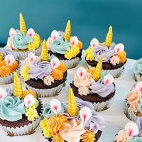Pastel Unicorn Cupcakes