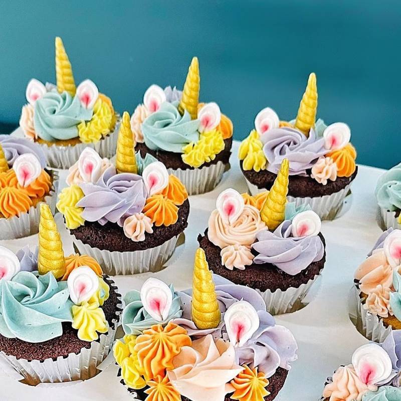 Pastel Unicorn Cupcakes