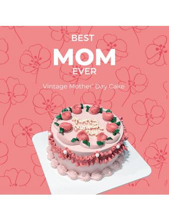 Vintage Mother's Day Cake
