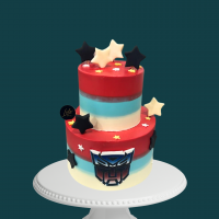 Transformer Stars Cake