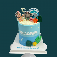 Baby Moana Cake