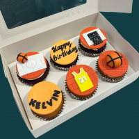 Basketball Cupcakes