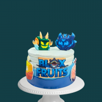 Blox Fruits Character Cake