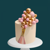 Champagne Balls Cake