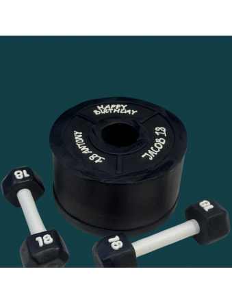 Dumbell Gym Cake