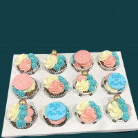 Gender Reveal Cupcakes
