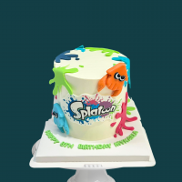 Splatoon Cake