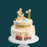 Edible Print Farm Cake