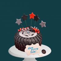 3D Sport Wheel Cake