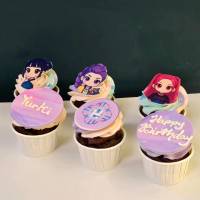 K-pop Demon Hunters-Inspired Cupcakes