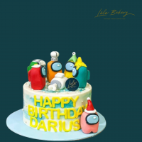 Among Us Birthday Cake