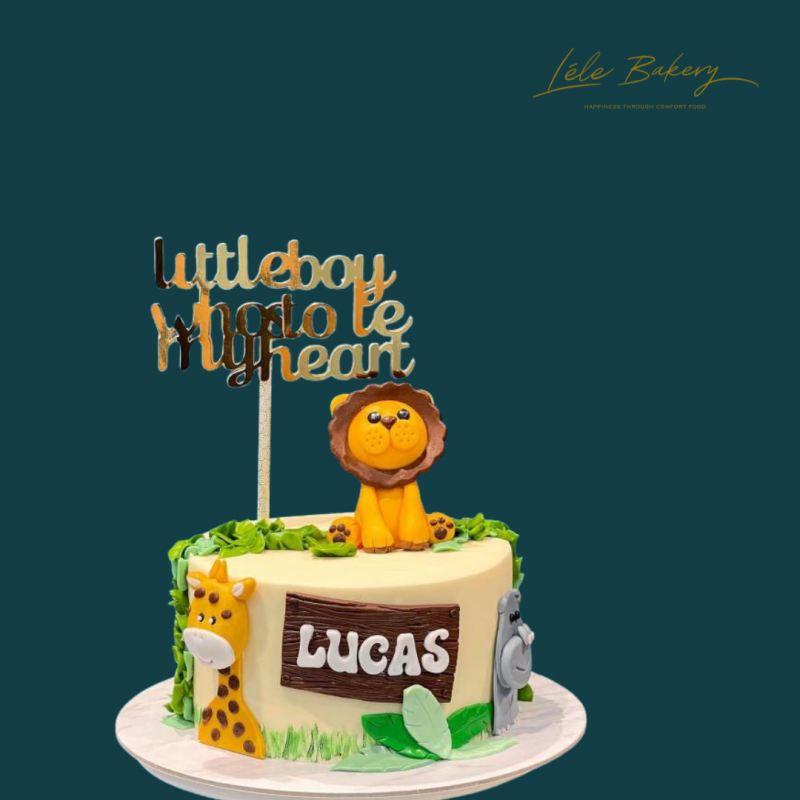 Animal Zoo Cake