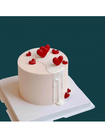 Anniversary Hearts Cake