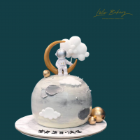 Astronaut on the Moon Cake
