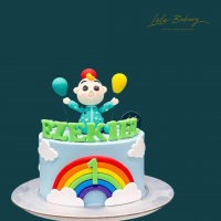 Baby JJ Rainbow Cake