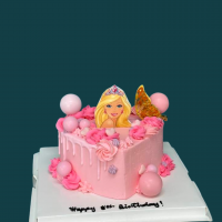 Barbie Butterfly Cake