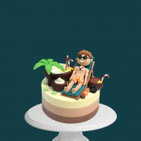 Beach Boy Cake