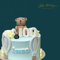 Hotair Balloon and Bear Cake