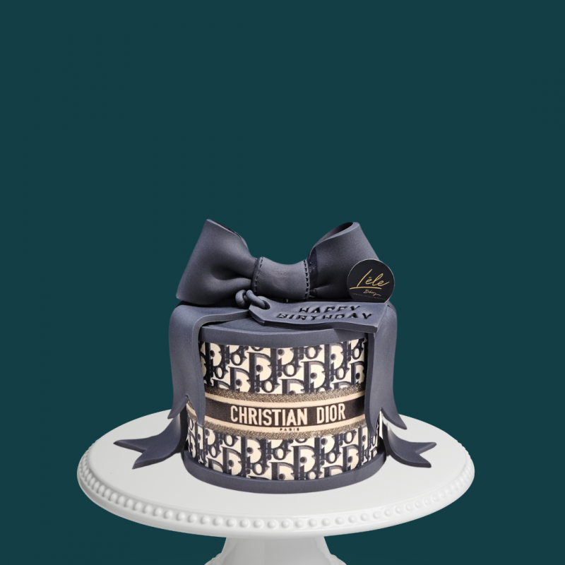 Blue Dior Cake