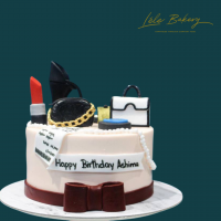 Cosmetic with Branded Bag Cake