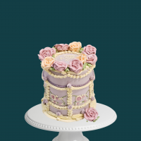 Buttercream Flower Vintage Cake