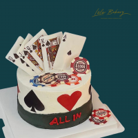 Casino Poker Cake