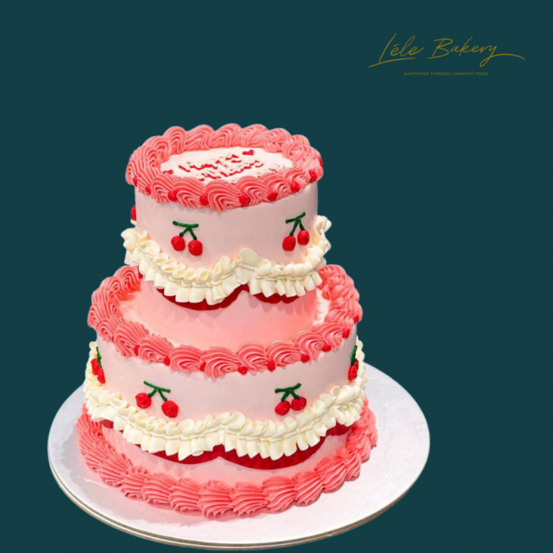 Cherry Vintage Cake
