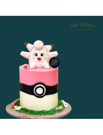 Clefairy Pokemon Cake