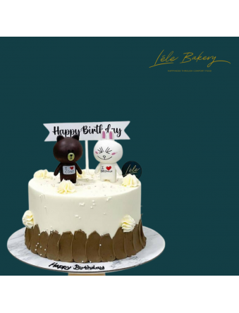 Cony and Brown Cake